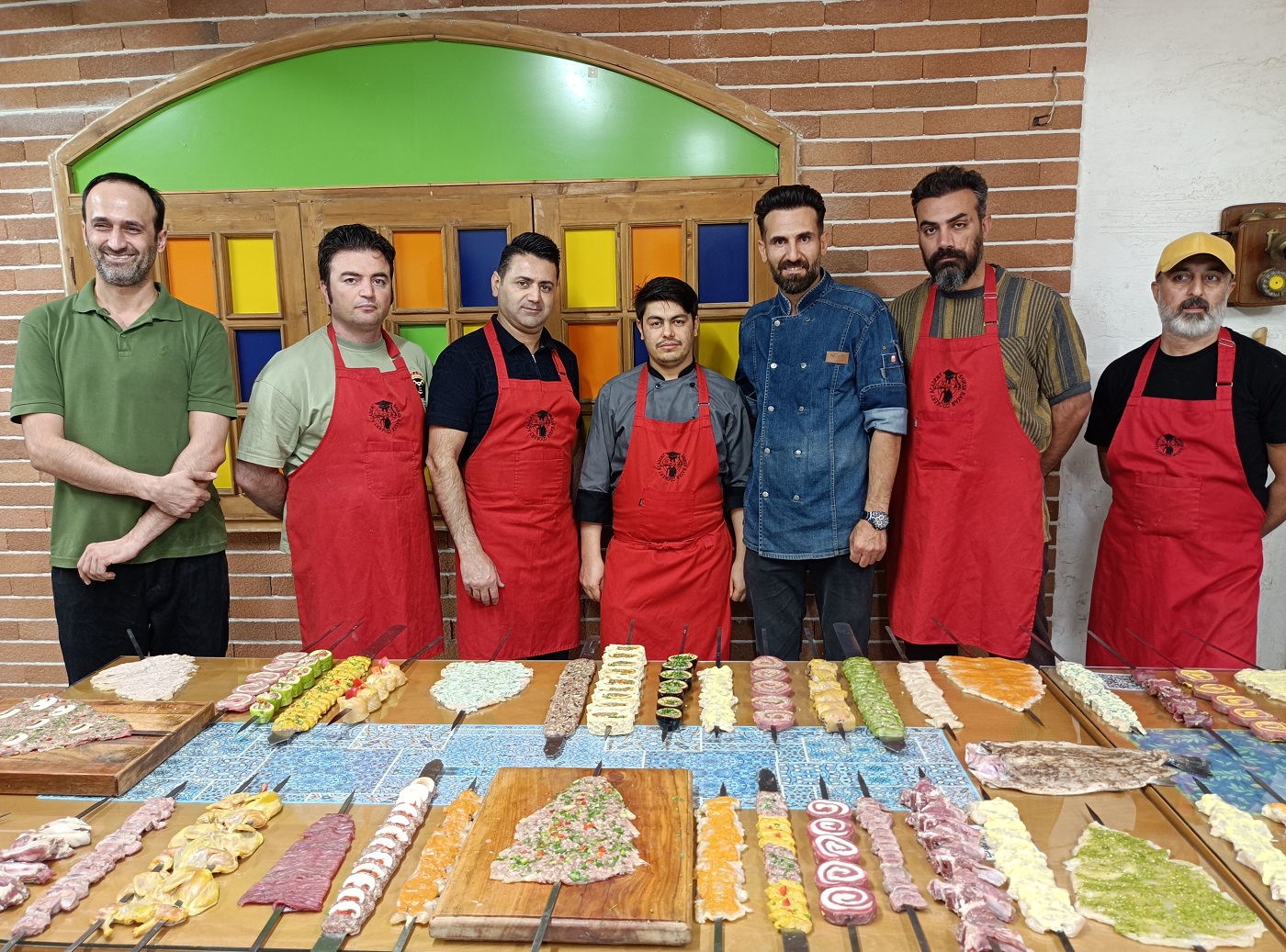 دوره کباب زنی و تخته کاری در شیراز
