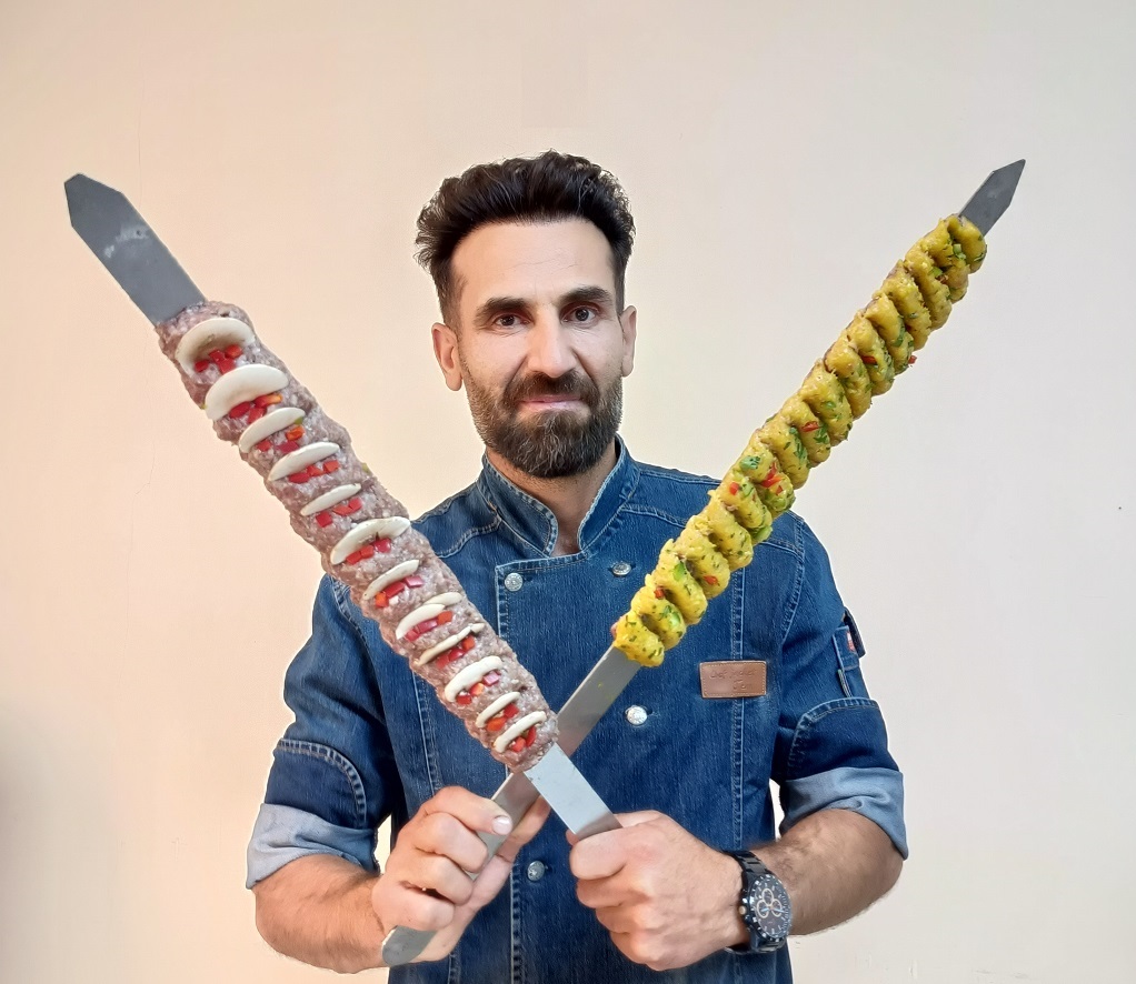 چف احمدی آموزش کباب