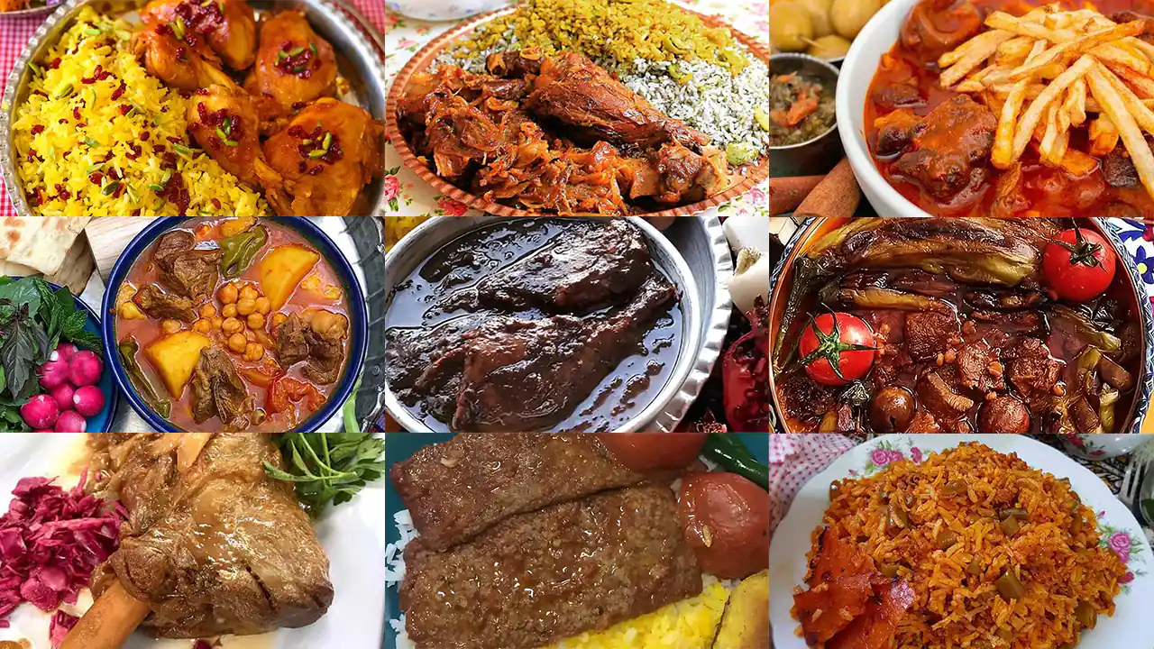 انواع غذاهای رستورانی